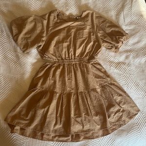 Madewell puff sleeve open back dress - XL